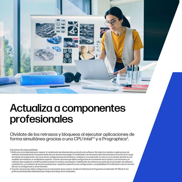 Produktbild HP ZBook 8 G1i 16 inch Mobile Workstation PC Wolf Pro Security Edition - Data Science (16", 1000 GB, 64 GB, Nummernblock)