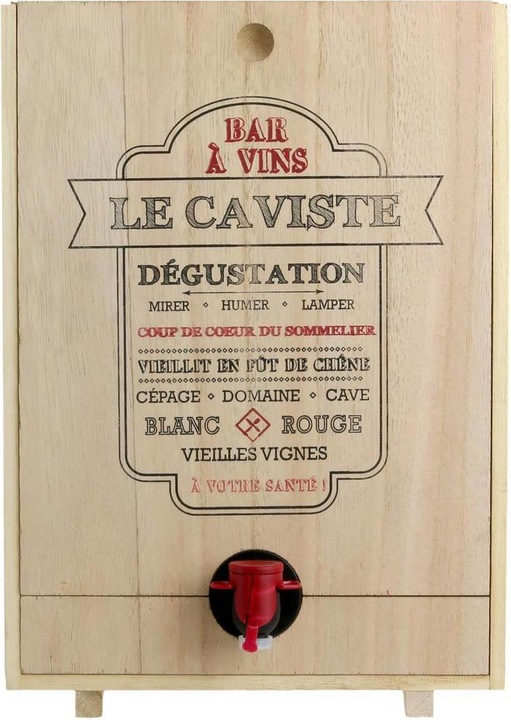Actual product image Cook Concept wooden wine dispenser 5l, 2-fold assorted