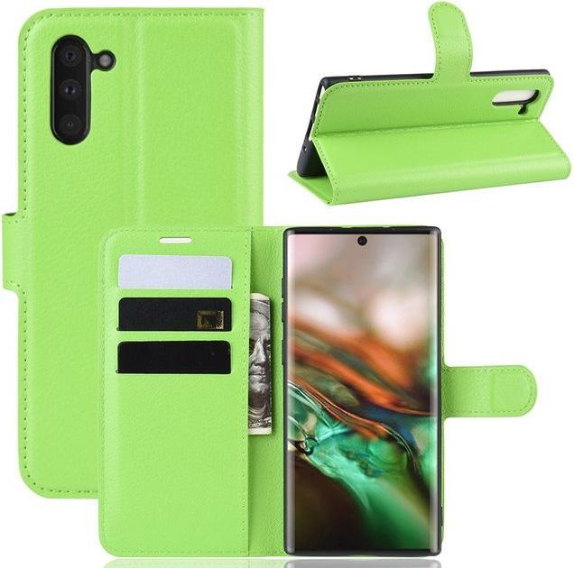 Produktbild MU Classic Litchi Leder Bookcover Series (Samsung Galaxy Note 10)