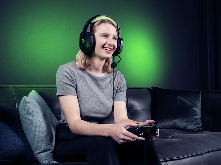 Actual product image Trust Headset GXT 323X Carus Schwarz (Cable)