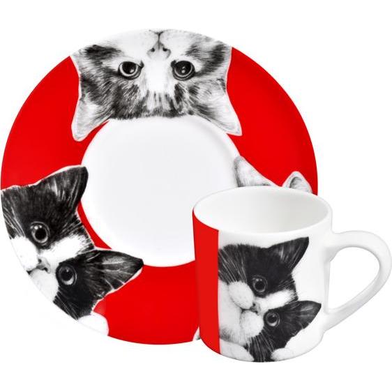 Taitù, Tasse, Best Friends Espressotasse m.U. Cats (100 ml, 1 x)