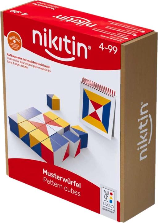 Logo N1 NIKITIN pattern cube (German)