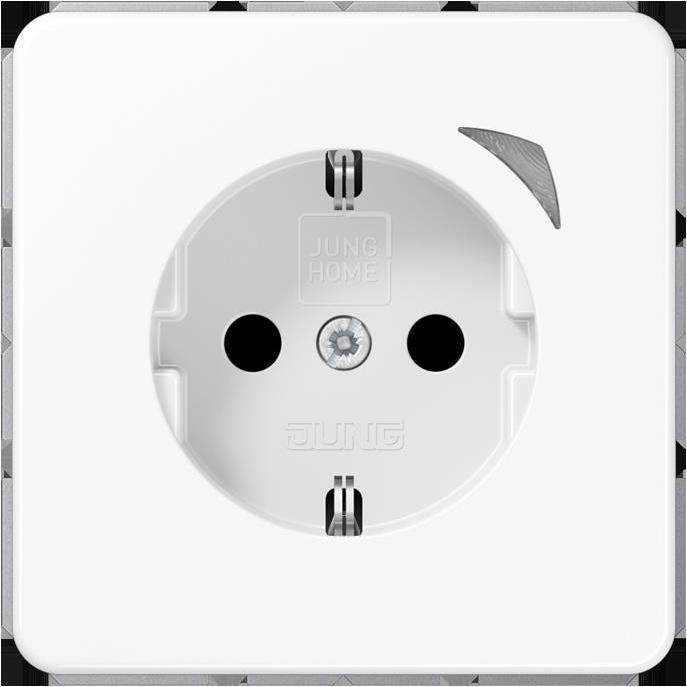 JUNG, Steckdose, BTCD1521SWW HOME SCHUKO