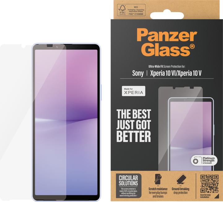 Produktbild PanzerGlass Screen Protector Sony Xperia 10 VI / UWF (1 Stk., Sony Xperia 10 VI)