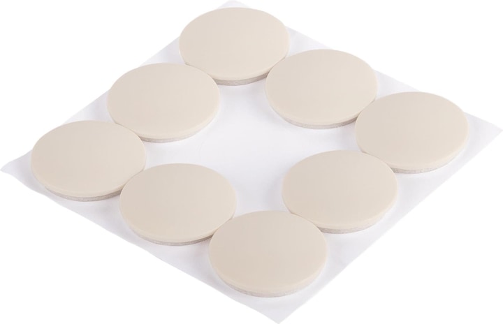 Actual product image Fix-o-moll Carpet glider Ø 30 mm 8 x (Carpet gliders, 8 Piece)