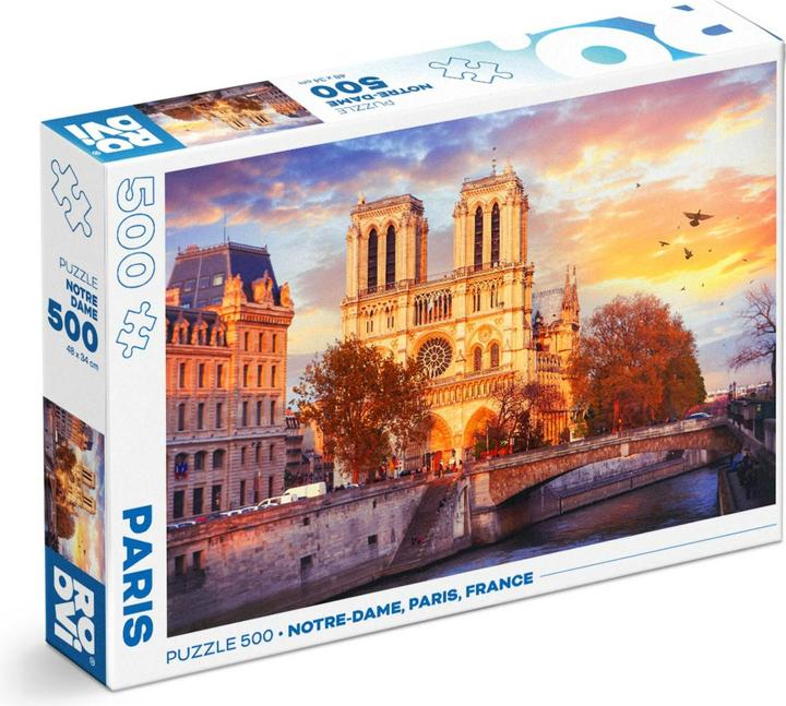 Produktbild D-Toys Puzzle 500 pieces - Notre Dame, Paris, France (500 Teile)