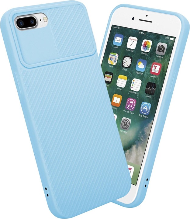 Produktbild Cadorabo Hülle für Apple iPhone 7 PLUS / 7S PLUS / 8 PLUS im TPU mit Kameraschutz LM009 Style (Apple iPhone 7 Plus, Apple iPhone 7s Plus)