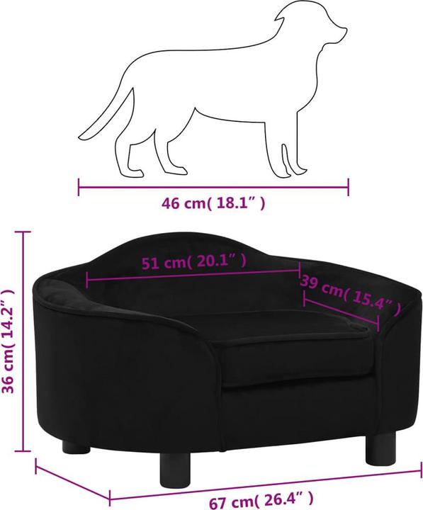 Immagine prodotto vidaXL Hundesofa (Cane)
