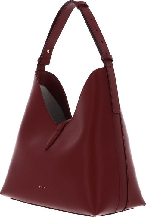Produktbild Furla hobo bag goccia m in leather color cherry