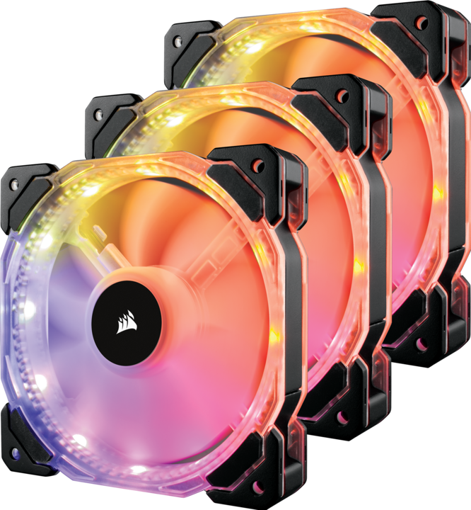 Produktbild Corsair HD120 RGB mit Controller (120 mm, 3 x)