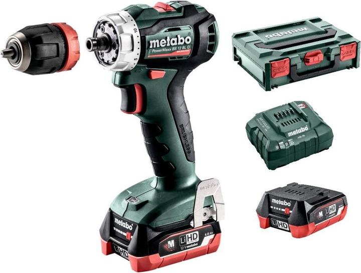 Produktbild Metabo 12V Akku-Bohrschrauber PowerMaxx BS 12 Q BL (Akkubetrieb)