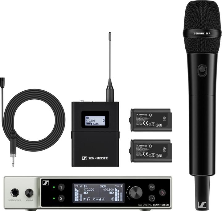 Produktbild Sennheiser EW-DX MKE 2 / 835-S Set S1-10 draadloze combinatieset (606.2 - 693.8 MHz)