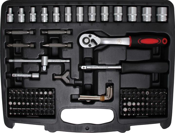 Image du produit BGS Coffret de douilles 6,3 mm (1/4") / 12,5 mm (1/2") 174 pièces