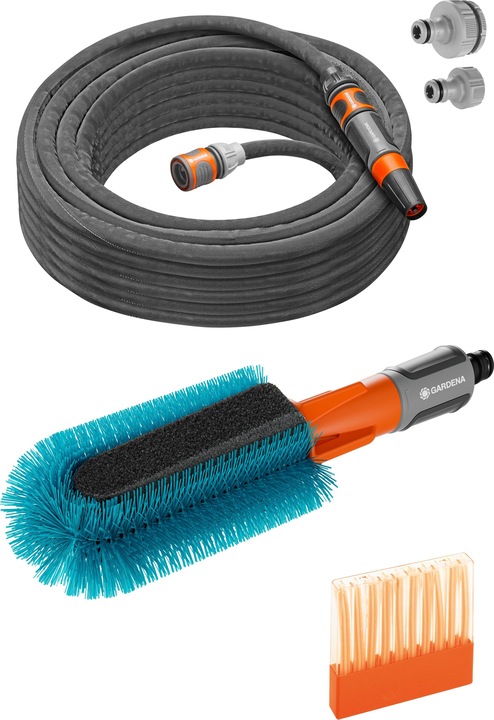 Actual product image Gardena Cleansystem bike wash set