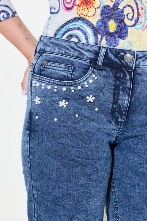 Produktbild Miamoda Jeans-Culotte, Wide Legs, 5-Pocket, Moon Wash (44)