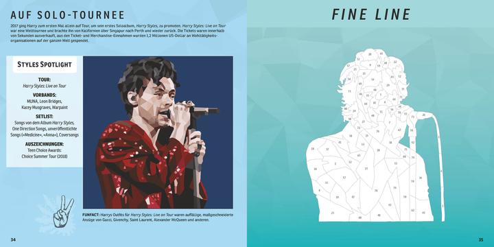 Produktbild Tribute Edition Harry Styles Mosaik Stickerbuch