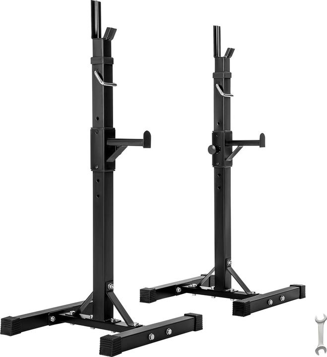 Actual product image tectake Barbell rack