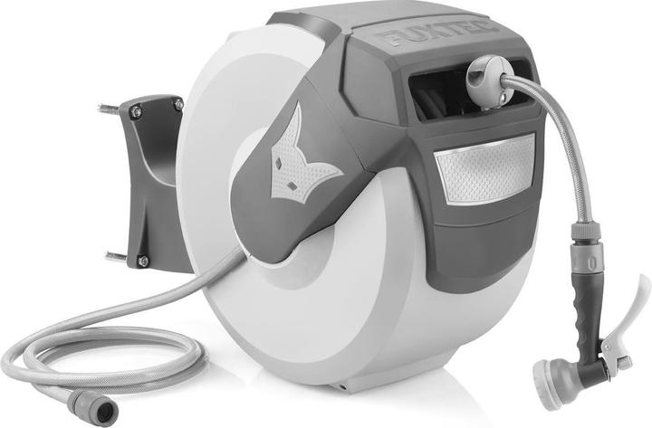 Produktbild Fuxtec Wasserschlauchaufroller 30m rund FX-WSA30G Grau (30 m)