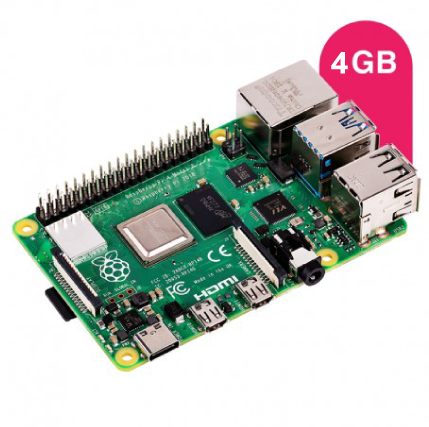 Produktbild Raspberry Pi 4 4GB Model B
