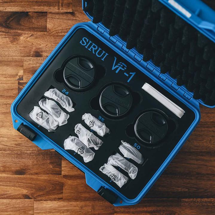 Produktbild Sirui VP-1-3B VISION PRIME T1.4 Full-frame Cine Lens 24mm&35mm&50mm Black mit Wechsel Mount (Canon RF, L-Mount, Nikon Z, Sony E, Vollformat)