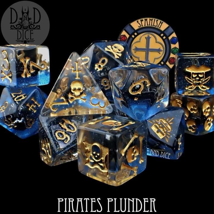 DnD Dice Pirates Plunder 11 Dice Set