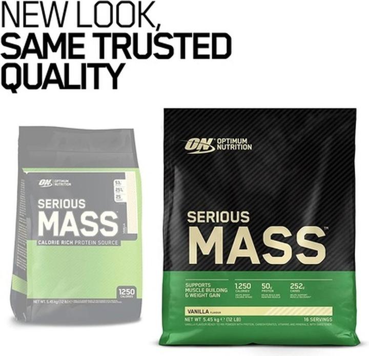 Actual product image Optimum Nutrition Serious Mass (Vanilla, 1 x, 5450 g)