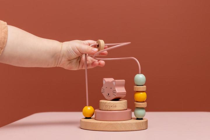 Productafbeelding Trixie Baby Houten motoriek lus kat