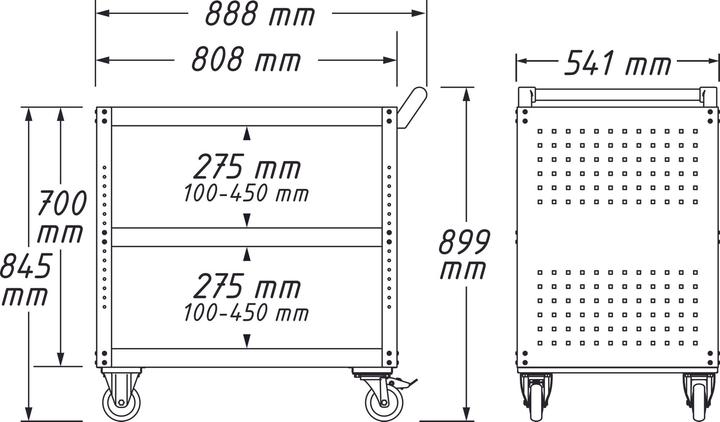 Immagine prodotto HAZET Carrello di servizio (1 x)