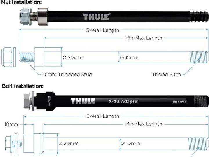 Immagine prodotto Thule Adattatore per asse Shimano E-Thru 12x1,5