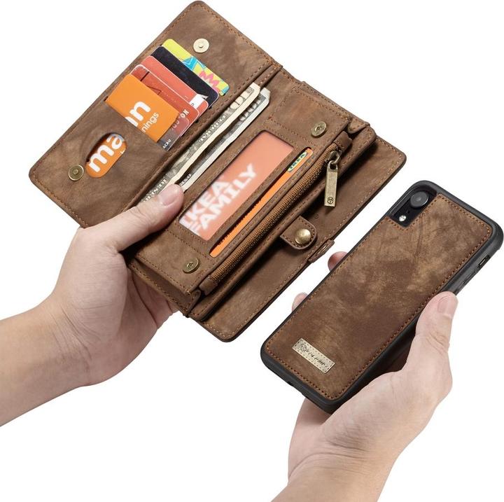 Actual product image Caseme Apple iPhone XR Genuine Leather Wallet Card Case (Apple iPhone XR)