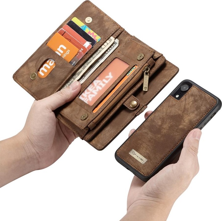 Immagine prodotto Caseme Apple iPhone XR Custodia per carte di credito a portafoglio in vera pelle (Apple iPhone XR)