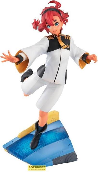 Actual product image Megahouse Mobile Suit Gundam The Witch From Mercury GGG Statue Suletta Mercury 21 cm