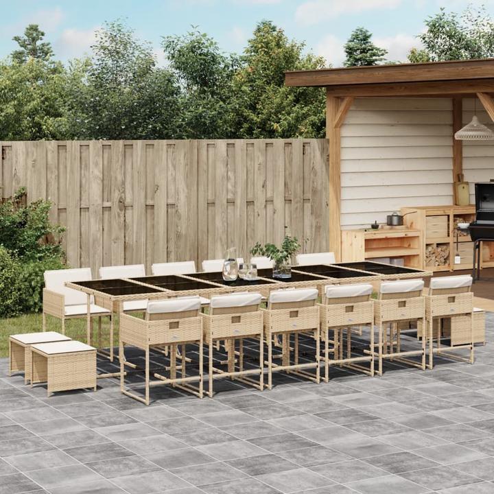 Produktbild vidaXL Garten Essgruppe (330 x 106 x 73 cm)