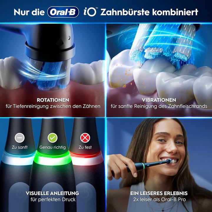 Image du produit Oral-B OralB iO3 SIOC BlackPinkElectric Toothbrushes 4 Toothbrushes