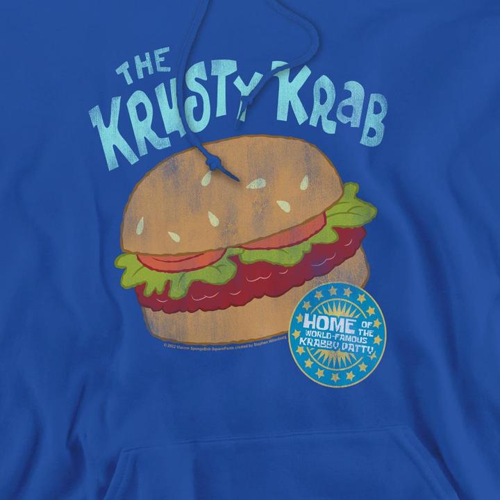Immagine prodotto Spongebob Squarepants Krusty Krab Felpa con Cappuccio Uomo (S)