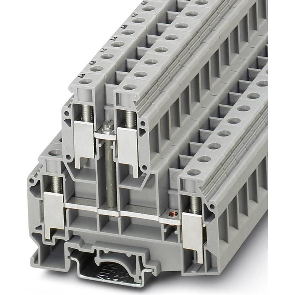 Phoenix Contact TB,Screw connection,Width:10.2mm,grey, Accessori di elettronica + Alloggiamento, Grigio