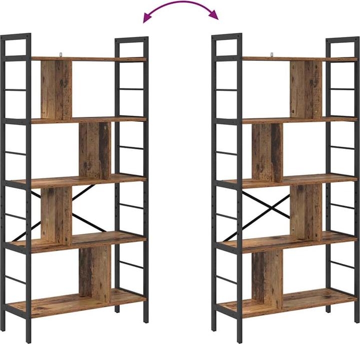 Actual product image vidaXL Bücherregal (30 x 75 x 156 cm)