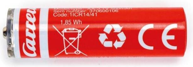 Carrera USB-C Li-Ion AKKU 3,7V 500mAH (3.70 V, 500 mAh)