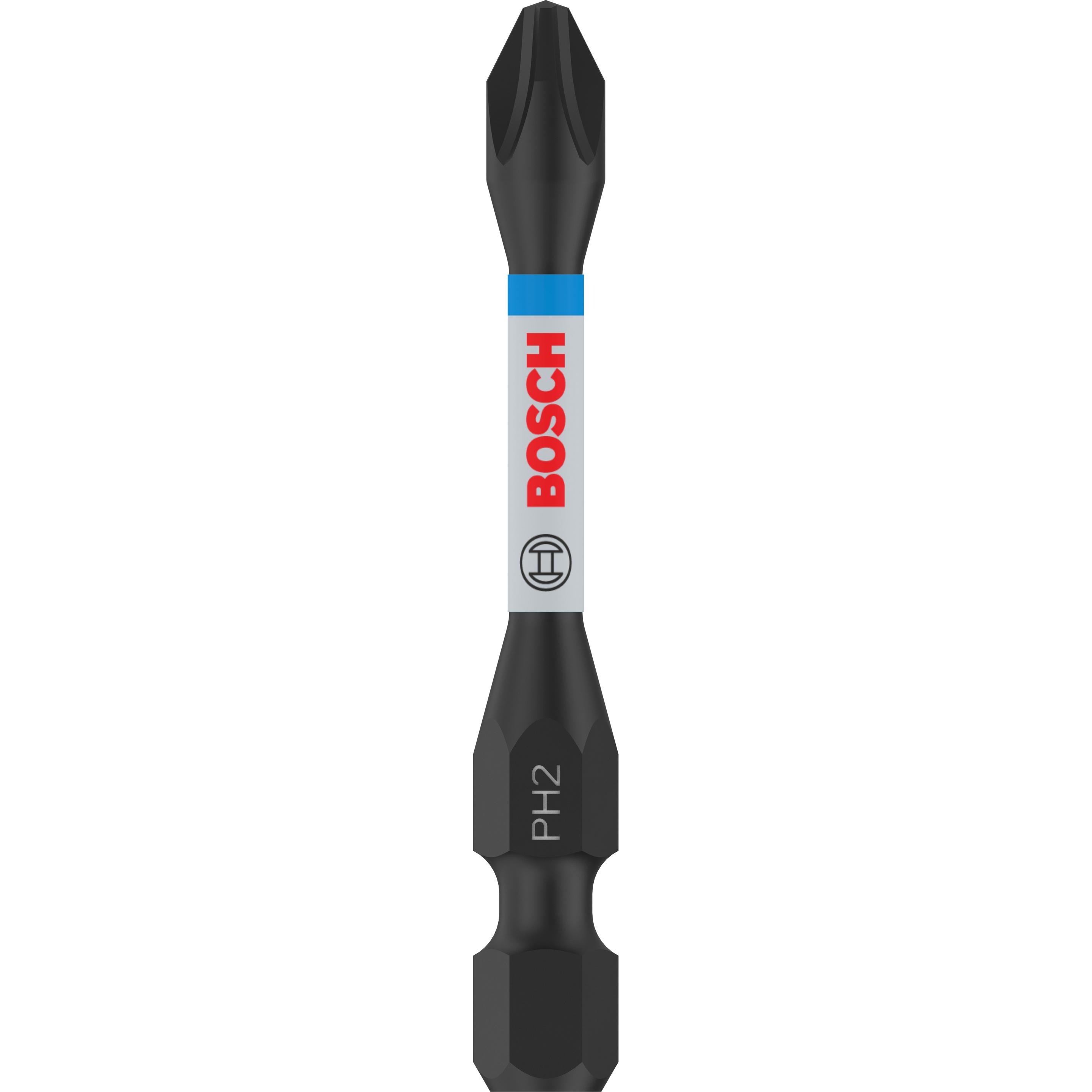 Bosch Professional Zubehör, Bits, PRO Phillips Impact Bit, PH2, 55 mm, 5-tlg. (PH2)