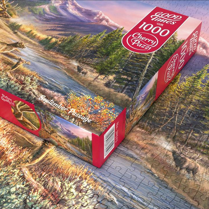 Actual product image Cherry Pazzi Autumn movement puzzle 1000 pieces (1000 pieces)