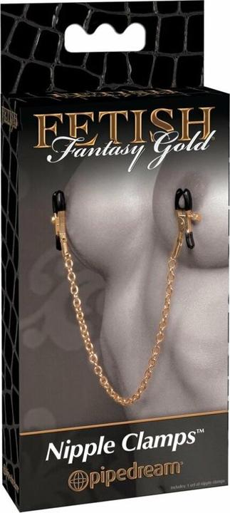 Produktbild Shots FFS Gold Chain Nipple Clamps