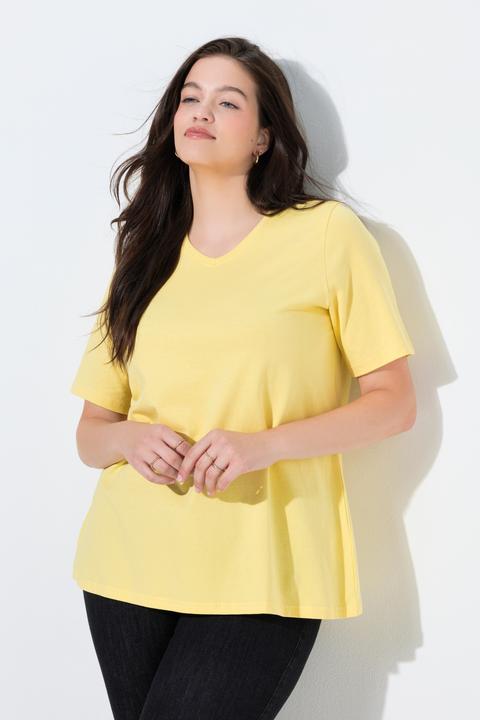 Actual product image Ulla Popken 2 Pack of Eco Cotton Basic Tees (56)