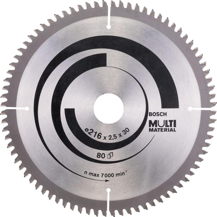 Bosch Professional Zubehör PRO Multi Material circular saw blade, 216 x 2.5 x 30 mm
