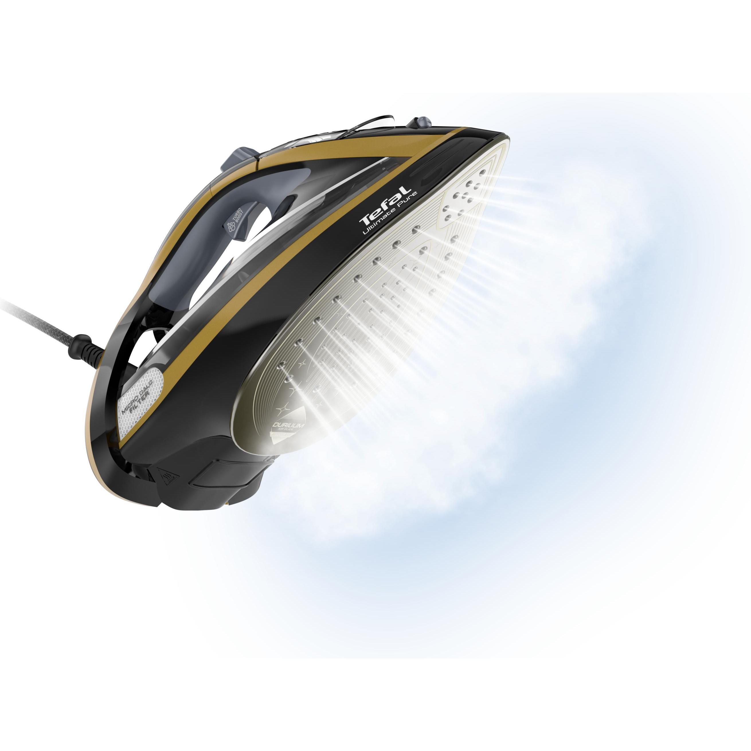 Thumbnail - Tefal TEF Dampfbügeleisen, Bügeleisen, Schwarz, Gold