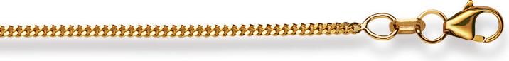 Produktbild Natsumi Schmuck Halskette Gelbgold 9K/375 Panzer 1.8mm (375/9 K Gelbgold, 38 cm)