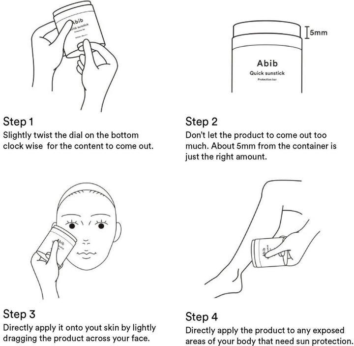 Actual product image Abib Quick Sunstick Protection Bar (SPF 50+, 22 g)