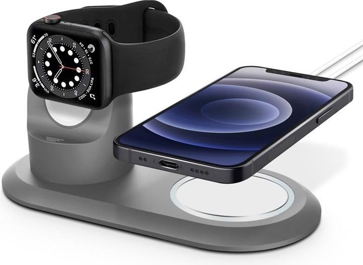 Produktbild EKO MagSafe Ladeschale für Apple Watch und iPhone 2 in 1 aus TPU