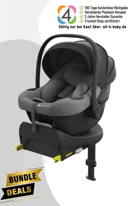 Produktbild KinderKraft Kinderautositz i-Lite mit Endura Safe FX Basis (Babyschale, ECE R129/i-Size Norm)
