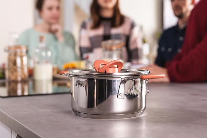 Image du produit Tefal SET 13 PIÈCES OPTI'SPACE SS (G721SD74) (Set de poêles + casseroles, Acier inoxydable)