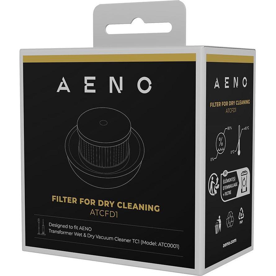Aeno Vacuum cleaner accessory ATCFD1 Filter Dry, 1 pc/GB, GB 95*95*55mm, NW 69g, GW 88g, Accessori trattamento dell'aria